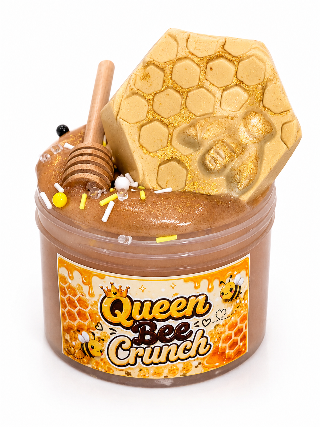 Queen Bee Crunch | Clear Slime