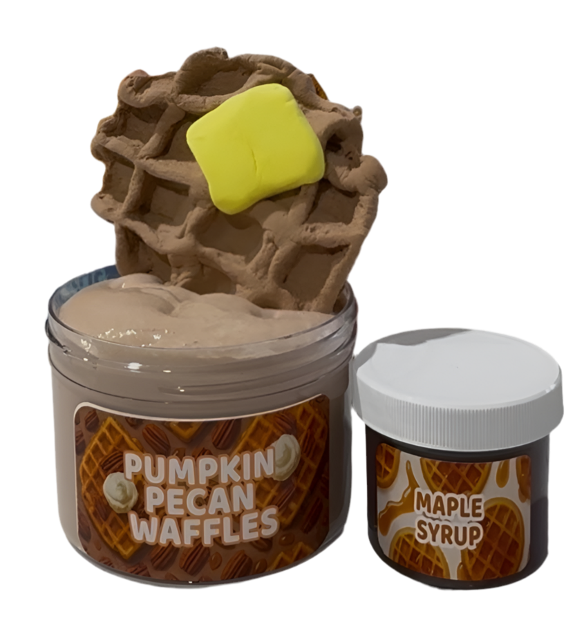 Pumpkin Pecan Waffles Butter Slime