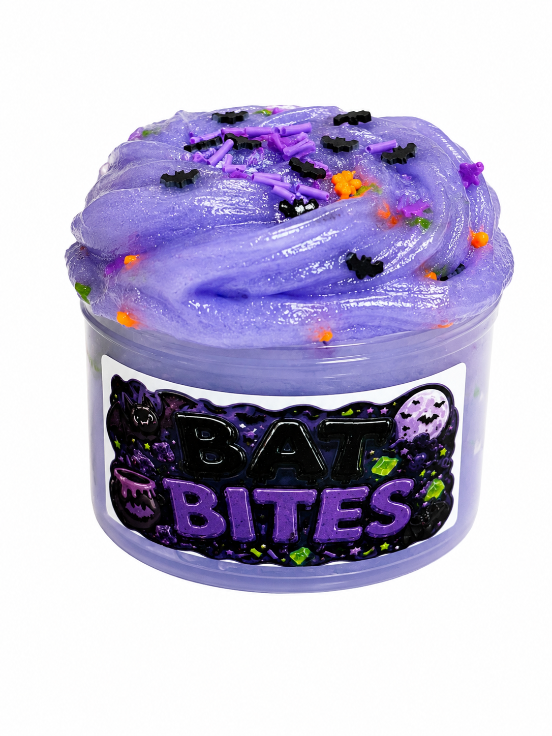 Bat Bites | Clear Slime| 8 oz