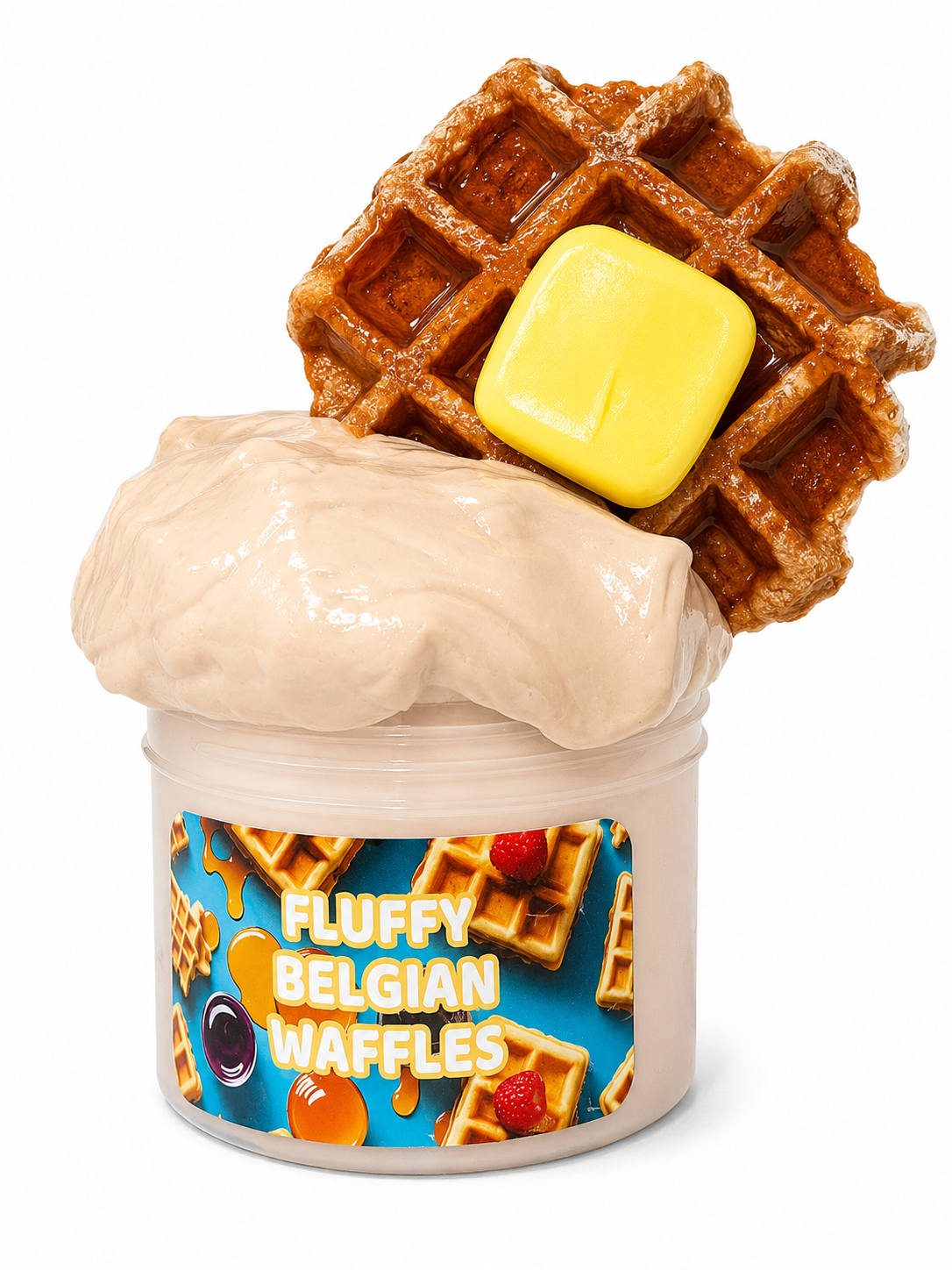 Fluffy Belgian Waffle DIY Butter Slime Kit