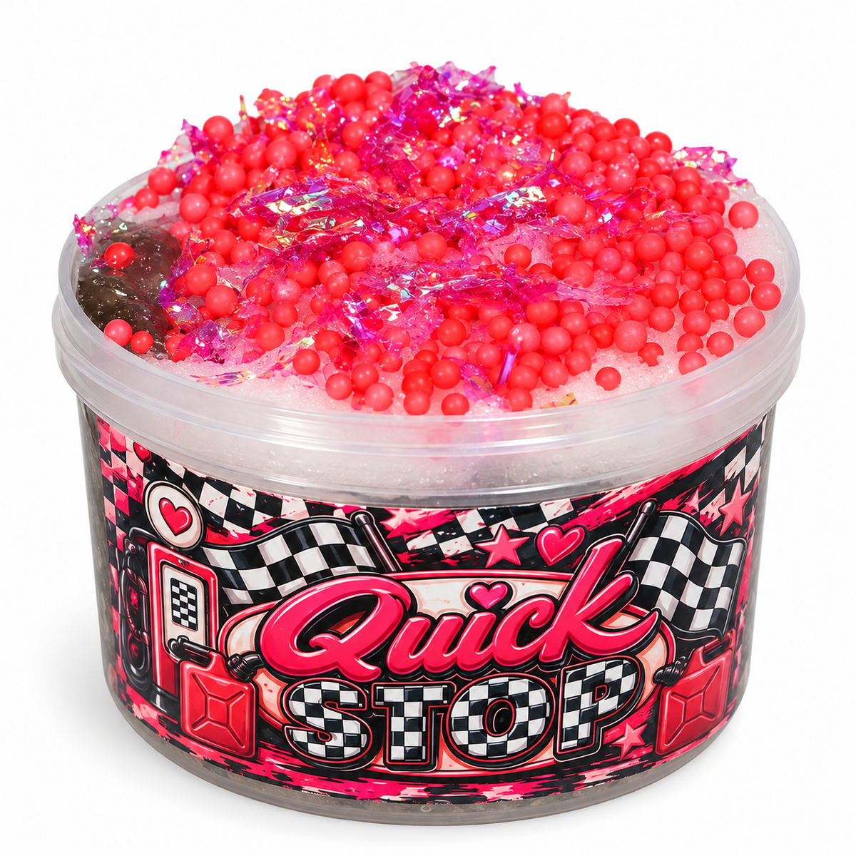 Quick Stop | Clear-Icee Slime | Racing Fuel Scented