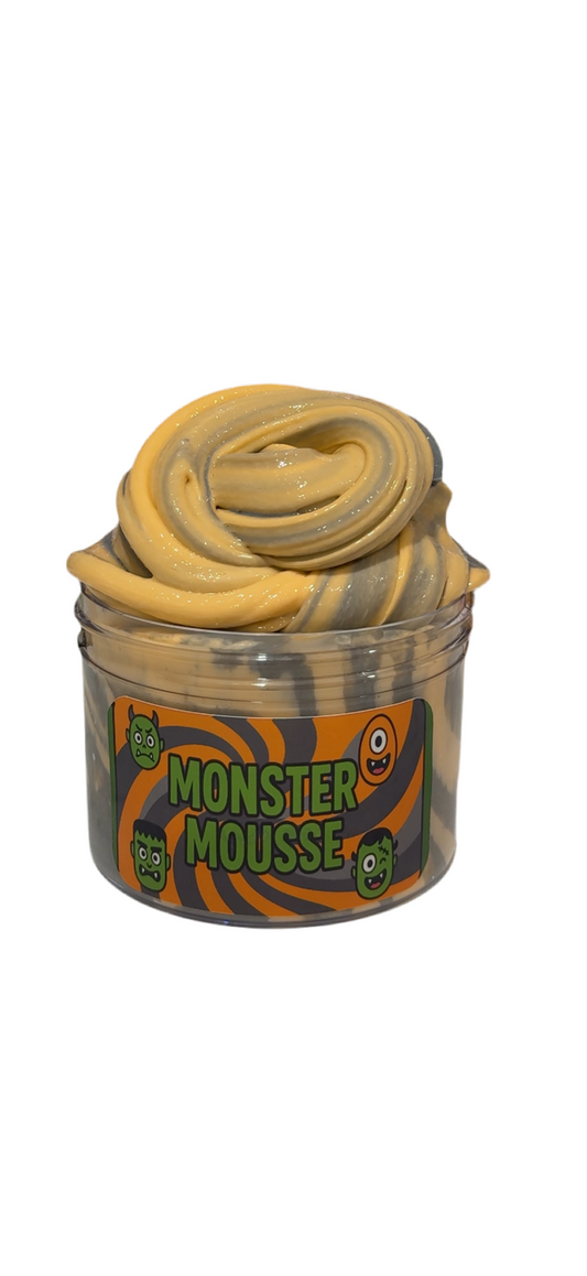 Monster Mousse – Thick & Glossy, Candy Corn Scented Slime
