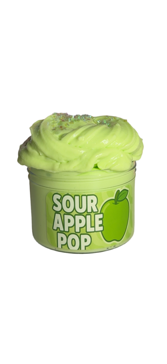 Sour Apple Pop – Thick & Glossy Neon Green Slime Candy Scent