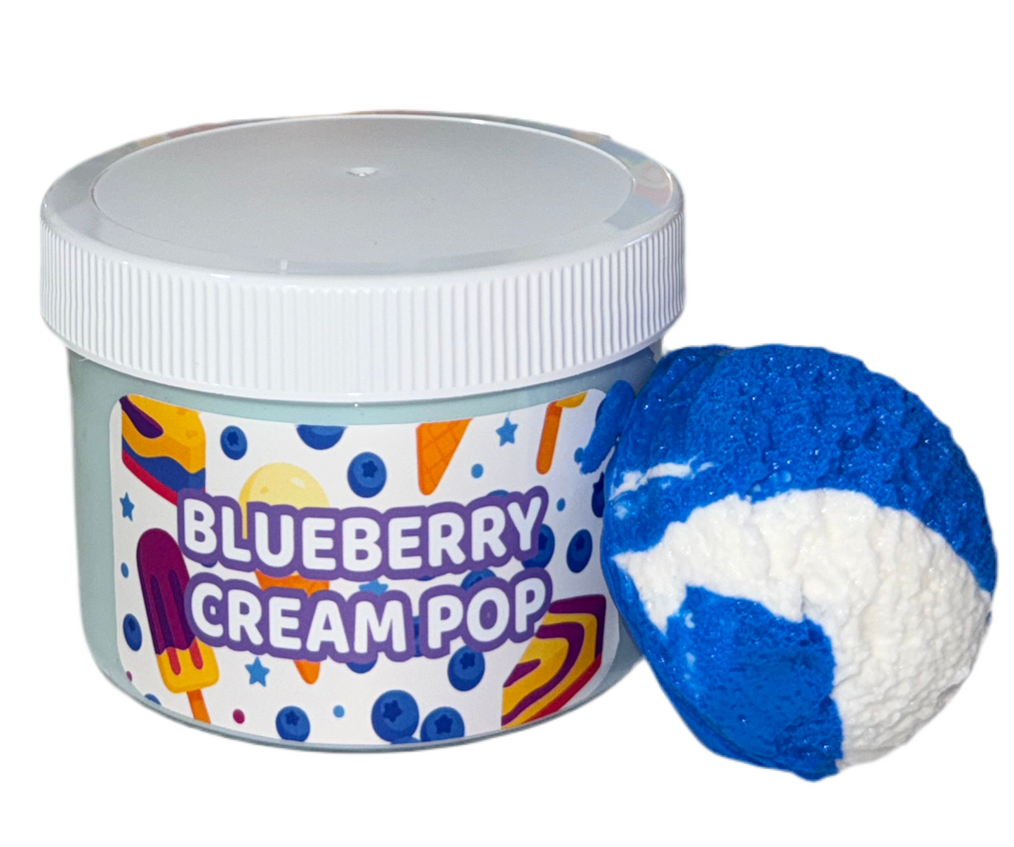 Blueberry Cream Pop Thick and Glossy