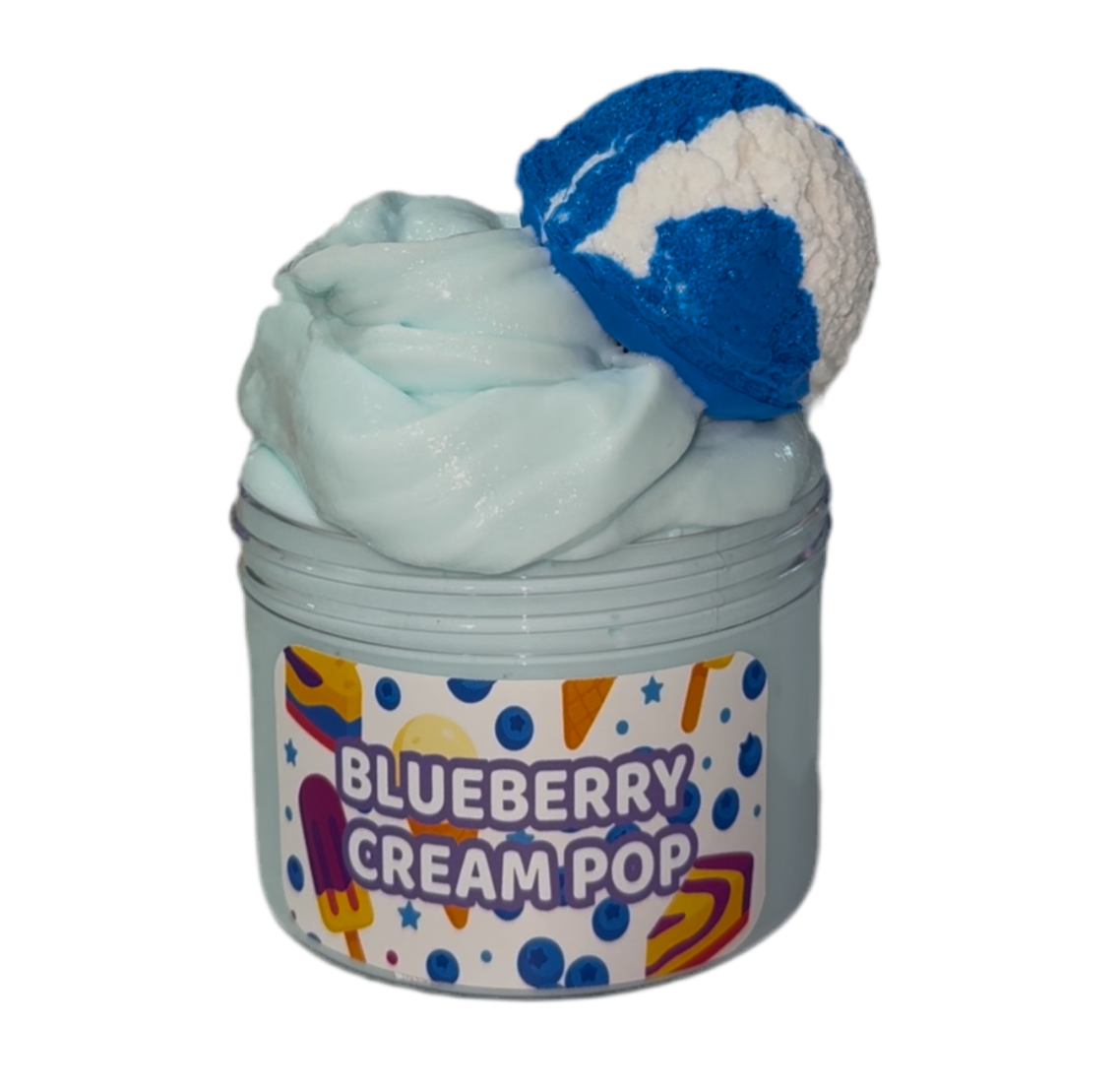 Blueberry Cream Pop Thick and Glossy