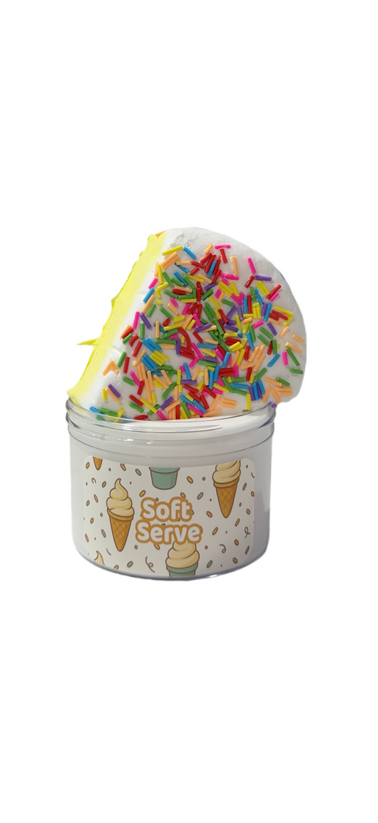 Soft Serve - DIY Butter Slime - Vanilla Ice Cream Scent