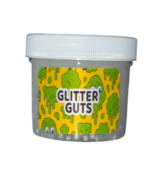 Glitter Guts Mini Clear Sparkly Slime