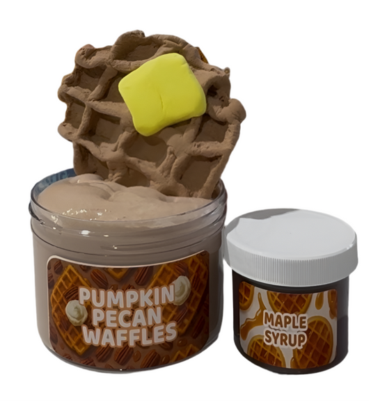 Pumpkin Pecan Waffles Butter Slime