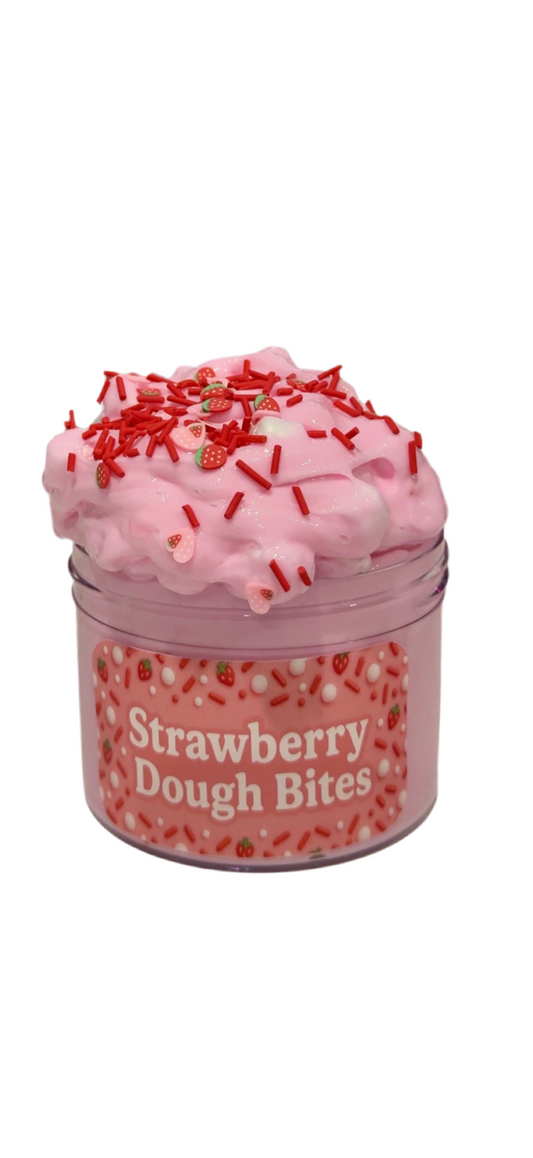 Strawberry Dough Bites Bubble Slime