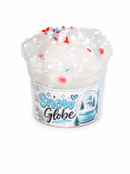 Snow Globe | Micro-Floam Clear Slime