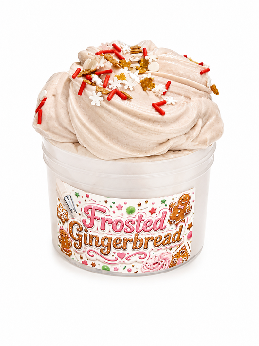 Frosted Gingerbread | Butter Slime