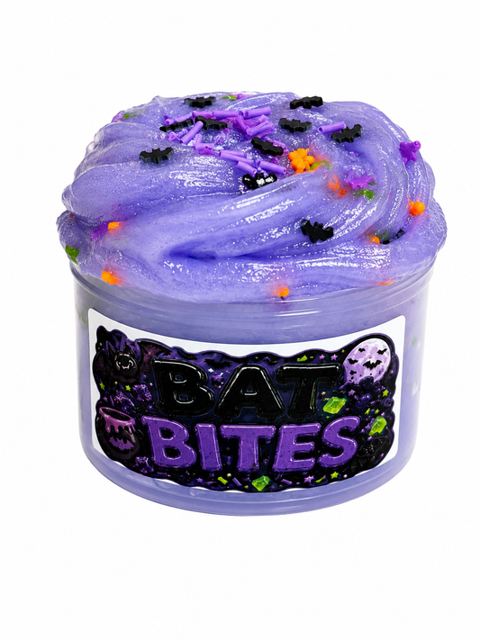Bat Bites | Clear Slime| 8 oz