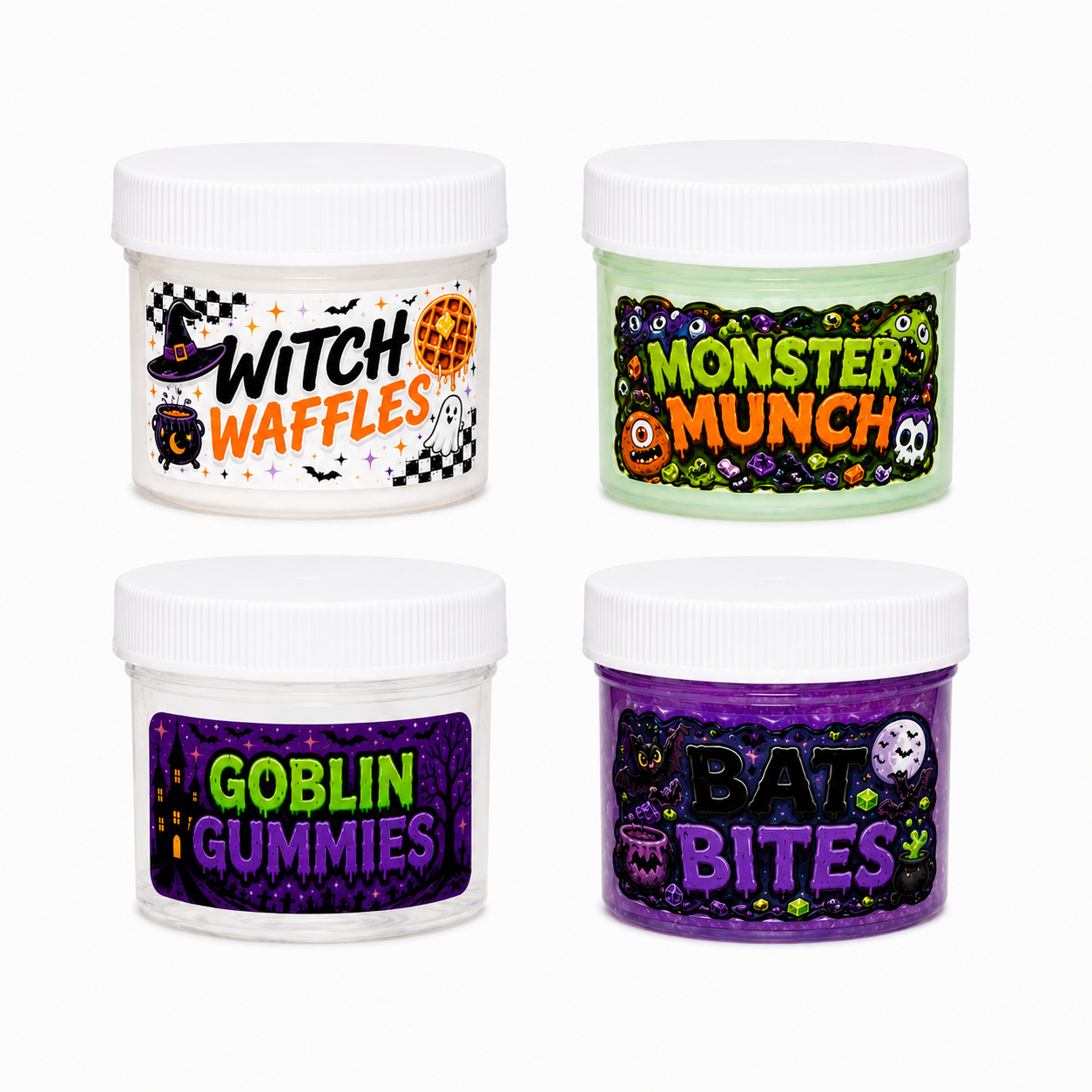 Spooky Favorites Mini Slime Collection - 4pk