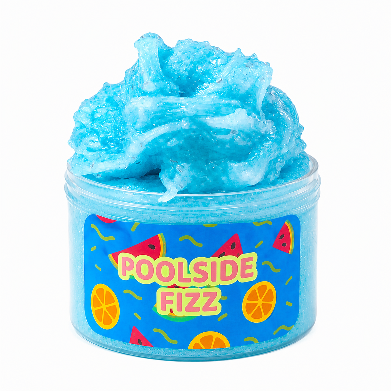 Poolside Fizz Clear Crunchy Bingsu Slime