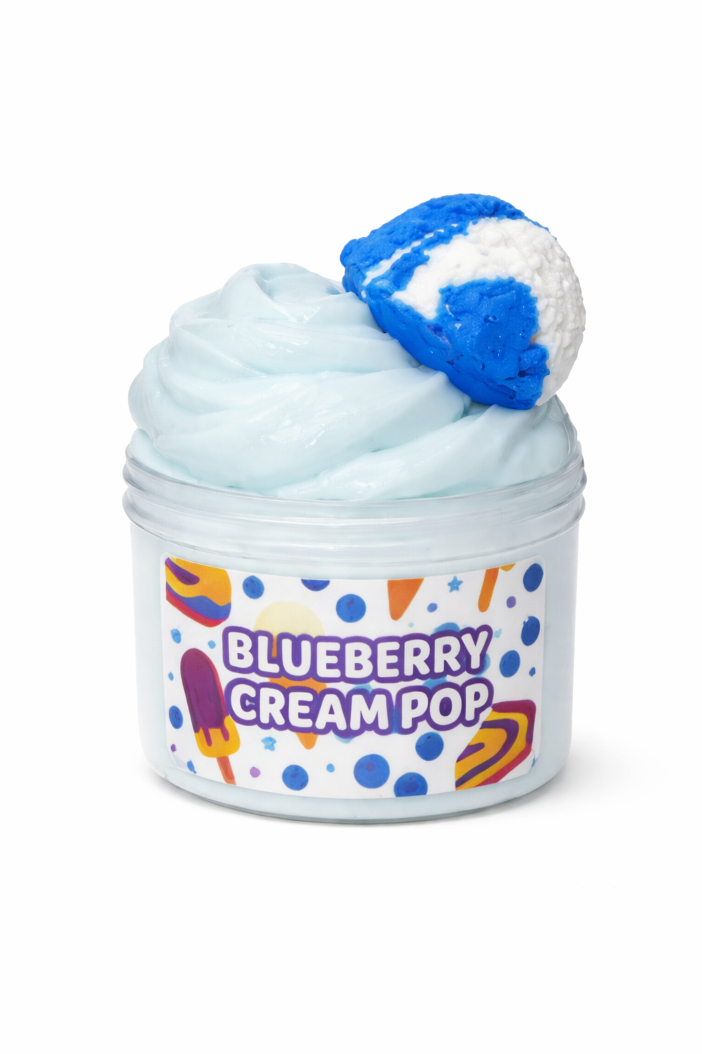 Blueberry Cream Pop Thick & Glossy Slime