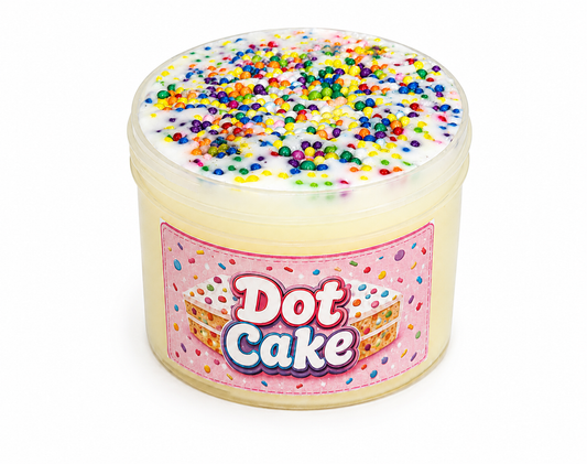 Dot Cake | Frosted Cake Butter Slime