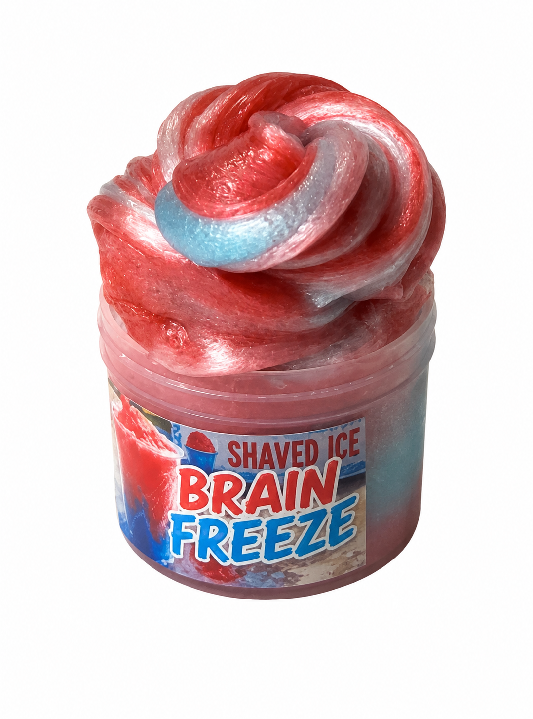 Brain Freeze | Clear Slime | Blue Raspberry