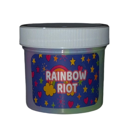 Rainbow Riot Mini Pluff Slime