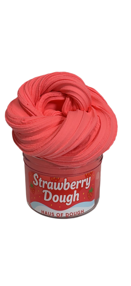 Strawberry Dough Slime – Juicy Strawberry Scented Clay Slime for Stress Relief & ASMR