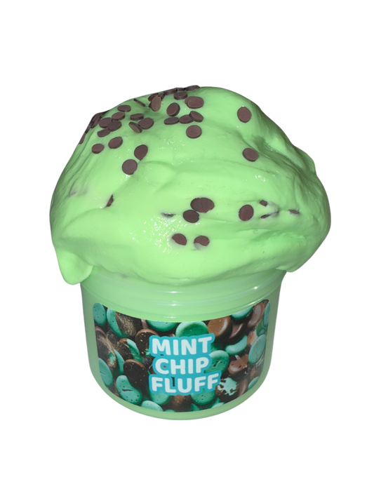 Mint Chip Fluff Butter Slime