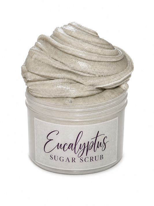 Eucalyptus Sugar Scrub | Pumice Slime | Eucalyptus Spearmint Scent