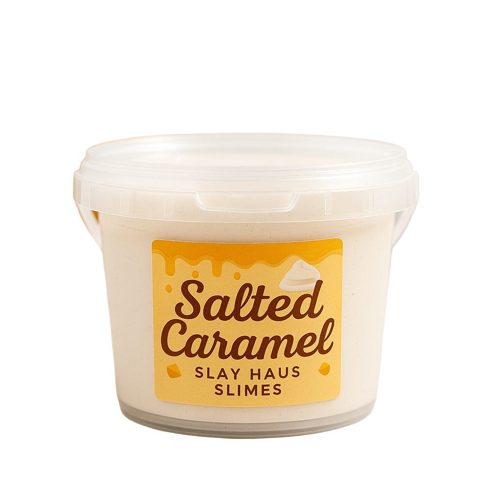 Salted Caramel Butter Slime | 16 oz Soft & Scented