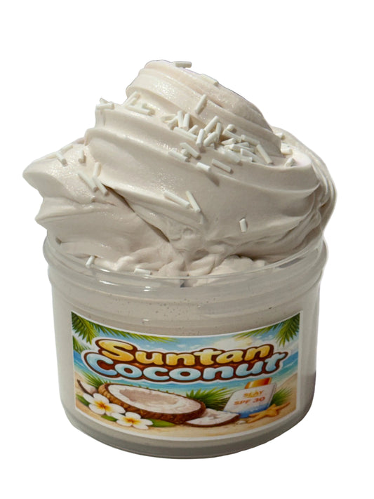 Suntan Coconut | Butter Slime | Suntan Lotion Scent