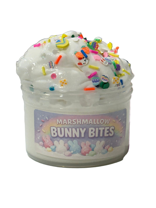 Marshmallow Bunny Bites | Butter Slime | Sweet Marshmallow