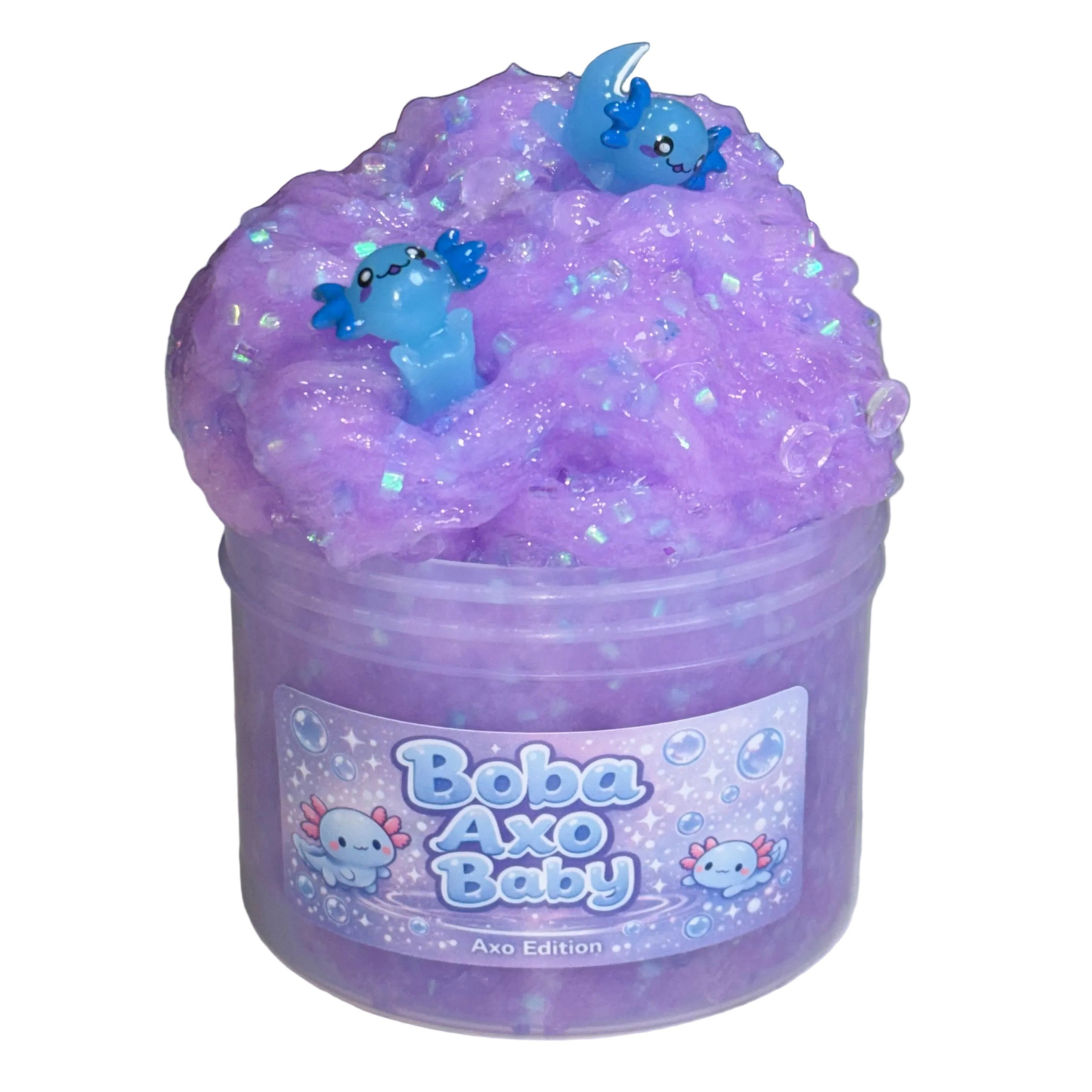Boba Axo Baby | Clear Jelly Slime | Twisted Mermaid