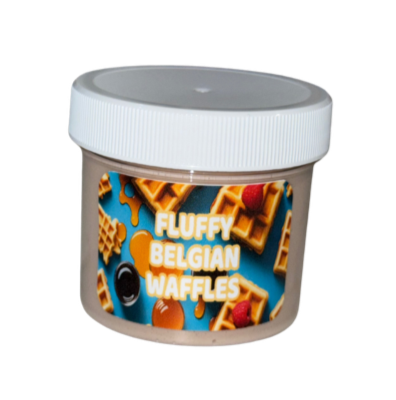 Fluffy Belgian Waffle Mini Butter Slime